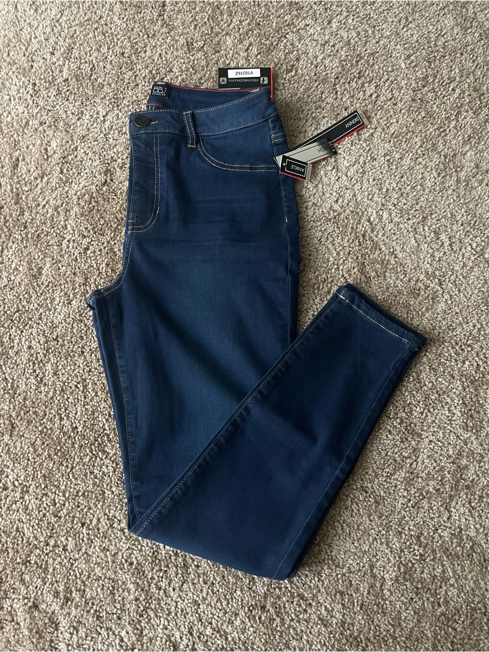 NWT BBJ Boom Boom Jeans High Rise Skinny Ankle Dark Wash Size 11